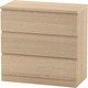 Миниатюра изображения товара Комод Mio Tesoro Варма 3 (дуб беленый)