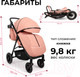Миниатюра изображения товара Детская прогулочная коляска Costa Vita / VT-9 (пыльная роза)