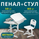 Миниатюра изображения товара Парта+стул Ника РСП2/С