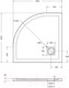 Миниатюра изображения товара Душевой поддон BelBagno TRAY-MR-UNO-R-80-550-35-W-CR