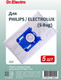 Миниатюра изображения товара Комплект пылесборников для пылесоса Dr.Electro S-bag Philips PH3D/5