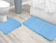 Миниатюра изображения товара Коврик для ванной Вилина Велюр / 7172 (40x60, голубой)