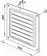Миниатюра изображения товара Решетка вентиляционная Zernberg Met 3030 / 10192331