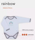 Миниатюра изображения товара Боди для малышей Rant Rainbow С длинным рукавом / 6180 (серый, р.56)