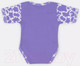 Миниатюра изображения товара Боди для малышей Rant Milk-Aholic С коротким рукавом / 6281 (фиолетовый, р.56)
