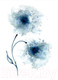 Миниатюра изображения товара Картина Stamprint Синие цветы 1 TR020 (45x35см)