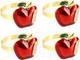 Миниатюра изображения товара Набор колец для салфеток Nouvelle Яблоко / 9903655-Н4 (4шт)