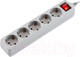 Миниатюра изображения товара Сетевой фильтр PC Pet AP01006-5-G (5м, 5 розеток, серый)