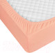 Миниатюра изображения товара Простыня Milanika Персиковая 160x200x20 (трикотаж)