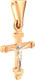 Миниатюра изображения товара Крестик из комбинированного золота ZORKA 430186.14K.B.REL