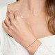 Миниатюра изображения товара Браслет из розового золота ZORKA 670013.14K.R.02 (18см, с фианитом)