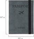 Миниатюра изображения товара Обложка на паспорт Brauberg Passport / 238203 (серый)