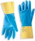 Миниатюра изображения товара Перчатки защитные Jeta Safety К80 Щ50 / JNE711-09-L (р.9/L, желтый/голубой)