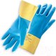 Миниатюра изображения товара Перчатки защитные Jeta Safety К80 Щ50 / JNE711-09-L (р.9/L, желтый/голубой)