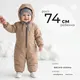 Комбинезон прогулочный детский Rant Fit / 145/10-74 (Latte Beige, р.74) — фото 8