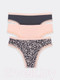 Миниатюра изображения товара Комплект женских трусов Mark Formelle 412281-3 (р.106, пейсли на графите)