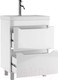 Миниатюра изображения товара Тумба под умывальник Айсберг Bazis 60 Ева В2 DA5911T (с двумя ящиками)
