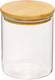 Миниатюра изображения товара Емкость для хранения Handy Home С бамбуковой крышкой 100x100x120 / Muj-07 (750мл, прозрачный)