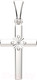 Миниатюра изображения товара Крестик из серебра ZORKA 04D0012 (с бриллиантом)