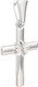 Миниатюра изображения товара Крестик из серебра ZORKA 04D0012 (с бриллиантом)