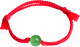 Миниатюра изображения товара Браслет Wolves Красная нить с кошачьим глазом 40849 (зеленый)