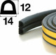 Миниатюра изображения товара Лента уплотнительная Apecs D-14x12-BL (180м)