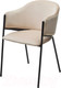 Миниатюра изображения товара Стул M-City Дилл / 688M05711 (H-06 бежевый велюр/черный каркас)