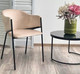 Миниатюра изображения товара Стул M-City Дилл / 688M05711 (H-06 бежевый велюр/черный каркас)