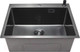 Миниатюра изображения товара Мойка кухонная STELLAR Decor S6550NB-D (нано черный)