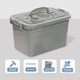 Миниатюра изображения товара Контейнер для хранения Соломон С крышкой / 9897547 (серый)