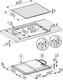 Миниатюра изображения товара Индукционная варочная панель Miele KM 7361 FL