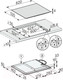 Миниатюра изображения товара Индукционная варочная панель Miele KM 7363 FL