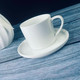 Миниатюра изображения товара Чашка с блюдцем Lenardi Bianco 118-039