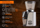 Миниатюра изображения товара Кофемолка Endever Costa-1063 (стальной/черный)
