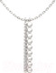 Миниатюра изображения товара Колье из серебра ZORKA 0550044 (45см, с фианитами)