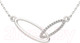 Миниатюра изображения товара Колье из серебра ZORKA 0550050 (45см, с фианитами)