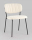 Миниатюра изображения товара Стул Stool Group Кэрол без подлокотников / FDC9003 DC2635-1A (букле белый/черные ножки)