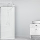 Миниатюра изображения товара Душевая стенка Saniteco Walk-In SN-W6TC90 (90x200, прозрачное стекло, хромированный профиль)