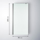Миниатюра изображения товара Душевая стенка Saniteco Walk-In SN-W6MB90 (90x200, матовое стекло, черный профиль)