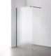 Миниатюра изображения товара Душевая стенка Saniteco Walk-In SN-W6MB120 (120x200, матовое стекло, черный профиль)