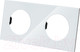 Миниатюра изображения товара Рамка для выключателей и розеток TDM Байкал / SQ1819-0003 (хрустально-белый)