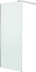 Миниатюра изображения товара Душевая стенка Saniteco Walk-In SN-W6MC100 (100x200, матовое стекло, хромированный профиль)