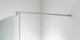 Миниатюра изображения товара Душевая стенка Saniteco Walk-In SN-W6MC120 (120x200, матовое стекло, хромированный профиль)