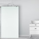 Миниатюра изображения товара Душевая стенка Saniteco Walk-In SN-W6MC120 (120x200, матовое стекло, хромированный профиль)