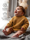 Миниатюра изображения товара Джемпер для малышей Amarobaby Pure Love Buddy / AB-OD23-PLB26/41-86 (горчичный, р.86)