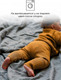 Миниатюра изображения товара Штаны для малышей Amarobaby Pure Love Comfy / AB-OD23-PLС6/41-74 (горчичный, р.74)
