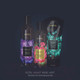 Миниатюра изображения товара Набор косметики для тела и волос Estel Violet Rose Vert Шампунь+Бальзам+Молочко для тела (250мл+200мл+150мл)