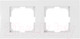 Миниатюра изображения товара Рамка для выключателей и розеток Ovivo Grano 400-010000-226 (белый)