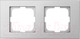 Миниатюра изображения товара Рамка для выключателей и розеток Ovivo Grano 400-100000-226 (серебристый)