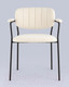 Миниатюра изображения товара Стул Stool Group Кэрол / FDC9005 DC2635-1A white (букле белый/черные ножки)